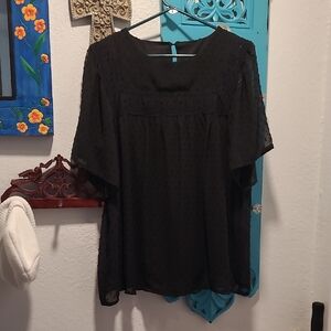 Elegant Black Women's Top